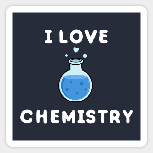 I love science and chemistry Sticker by happinessinatee